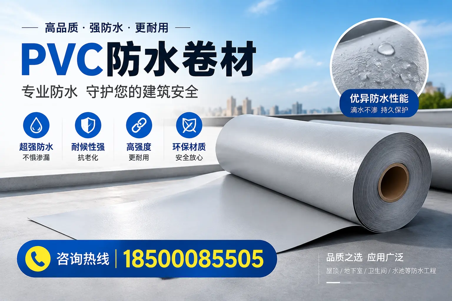 周口地区pvc防水卷材的市场现状与发展趋势